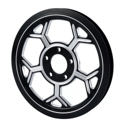 RP0270-1003BS Motorcycle 68T 1" Rear Wheel Belt Pulley Sprocket For Harley Touring ROAD KING Street Glide ROAD GLIDE 2009-Later