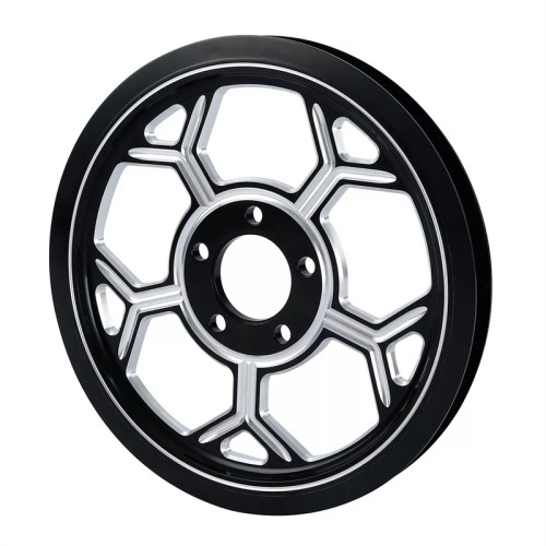RP0270-1003BS Motorcycle 68T 1" Rear Wheel Belt Pulley Sprocket For Harley Touring ROAD KING Street Glide ROAD GLIDE 2009-Later