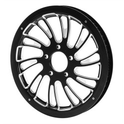 RP0270-1004BS Motorcycle 68T 1" Rear Wheel Belt Pulley Sprocket For Harley Touring ROAD KING Street Glide ROAD GLIDE 2009-Later