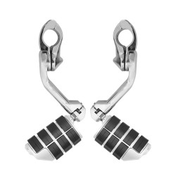 RP0440-1075 Male Mounts Short Foot pegs & Old Version Bracket Set for Harley Davidson(all models)