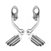 RP0440-1077 Male Mounts Short Foot pegs & Old Version Bracket Set for Harley Davidson(all models)