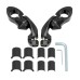 RP0440-2003 Universal Short Adjustable Highway engine guard Short Angled Foot Peg Mount