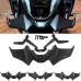 RP0940-8017 Motorcycle Front Fender Beak Fairing Extension Wheel Extender Cover for Yamaha MT07 2021-2024