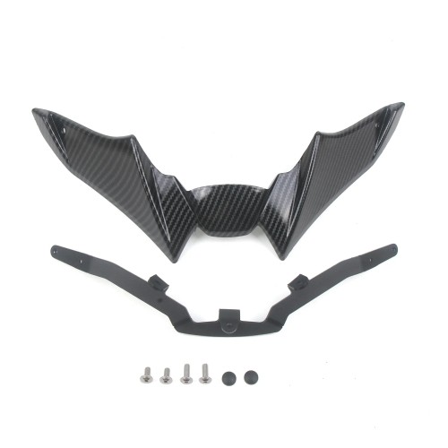 RP0940-8018 Motorcycle Front Fender Beak Fairing Extension Wheel Extender Cover for Yamaha MT-09 2021-2023