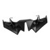 RP0940-8020 Motorcycle Front Fender Beak Fairing Extension Wheel Extender Cover for Kawasaki Z650 2020-Later