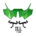 RP0940-8020 Motorcycle Front Fender Beak Fairing Extension Wheel Extender Cover for Kawasaki Z650 2020-Later