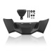 RP0940-8021 Motorcycle Front Fender Beak Fairing Extension Wheel Extender Cover for BMW S1000R 2021-Later