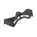 RP0940-8022 Motorcycle Front Fender Beak Fairing Extension Wheel Extender Cover for Yamaha MT09 2024-Later