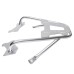 RP5520-3043S Motorcycle Rear Pack Trunk Luggage Rack Mount for Honda CB400X NX400