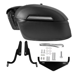 RP5530-3031B Motorcycle Leather Saddle bag for Harley Sportster XL Models 2004-2022