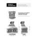 RP5536-1020S Motorcycles Luggage Side Cases Bracket Suitcase Rack box Expansion for BMW F750GS F850GS  R1200GS LC ADV R1250GS /ADV