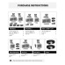 RP5536-1020S Motorcycles Luggage Side Cases Bracket Suitcase Rack box Expansion for BMW F750GS F850GS  R1200GS LC ADV R1250GS /ADV