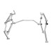 RP5536-1021S Motorcycle Saddlebag Support Rack Side Pannier for Benelli TRK 702/X 2023-Later