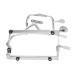 RP5536-1026S Motorcycle Saddlebag Support Rack Side Pannier for Kawasaki Versys-X 300 2017-2020