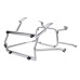 RP5536-1031S Motorcycle Saddlebag Support Rack Side Pannier for BMW F750GS F850GS/ADV 2018-2023