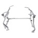 RP5536-1031S Motorcycle Saddlebag Support Rack Side Pannier for BMW F750GS F850GS/ADV 2018-2023