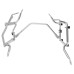 RP5536-1032S Motorcycle Saddlebag Support Rack Side Pannier for Suzuki V-Strom 650 DL650