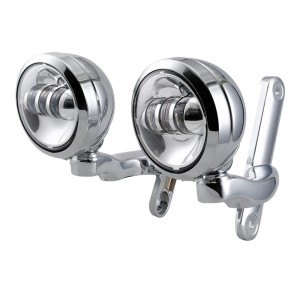 RP6620-1007 4.5 Black Passing Lamp in Black Bracket for Harley Electra Glide 1997-2013 Harley Road King Models 1994-2013 Harley FLHX Models 2006-2013 Harley FLHXXX Models 2010-2011