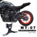 RP6630-1130B Motorcycle License Plate Holder Without LED Lighting for Yamaha MT07 2014-2024