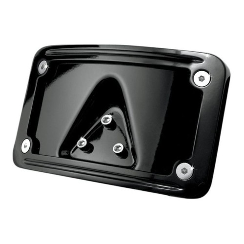 RP6630-1133B Motorcycle License Plate Mount Bracket for All Harley Model With Standard 3-Bolt Mounted License Plate Bracket