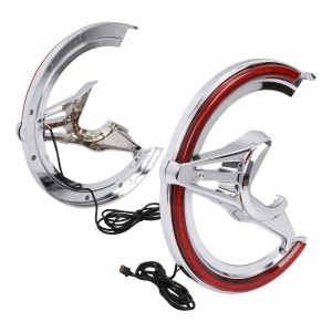 RP6680-1001 Motorcycle Brake Rotor Covers With LED Light for Honda Goldwing GL1800 2018-Later