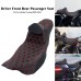 RP7730-1075 Motorcycle Two-up Seat With Backrest for Harley Touring Models 2009-Later
