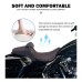 RP7730-1075 Motorcycle Two-up Seat With Backrest for Harley Touring Models 2009-Later