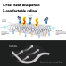 RP7740-1053B Motorcycle Anti-Slip 3D Mesh Fabric Seat Cover Breathable Waterproof Cushion for Kawasaki Ninja 650 Z650 2017-2024
