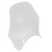 RP8810-0010E Motorcycle Windshield Round Lights Street Bike Windscreen Screen Glass Universal