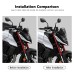 RP8810-1159 Motorcycle Windshield Windscreen for Honda CB750 Hornet 2023-Later