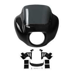 RP8840-1056B Motorcycle Headlight Fairing Windshield for Harley Softail Standard FXST 2020-Later Harley Softail Low Rider FXLR 2018-2020