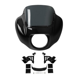 RP8840-1056B Motorcycle Headlight Fairing Windshield for Harley Softail Standard FXST 2020-Later Harley Softail Low Rider FXLR 2018-2020