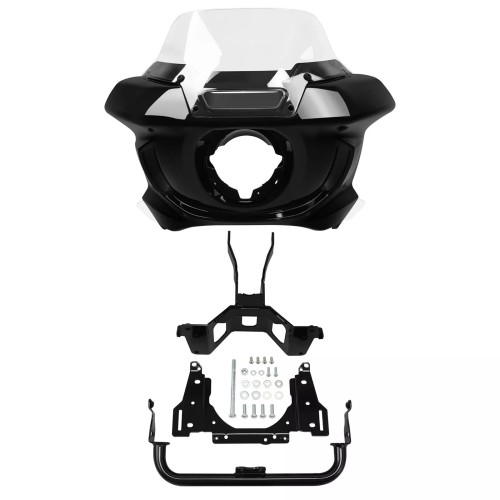 RP8840-1057B Motorcycle Headlight Fairings Windshield Bracket for Harley Softail Low Rider ST FXLRST Models 2022-Later