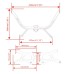 RP8840-5002B Motorcycle Fairing Support Bracket for Harley Road Glide CVO/SE FLTRXSE 2023-later