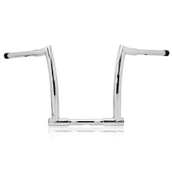 RP9910-2038 16" Bottom doulble open hole Handlebar for Harley Sportsters XL883L, XL883N, XL1200CX, XL1200L, XL1200N, XL1200NS, XL1200T, XL1200V, XL1200X and XL1200XS models 2007-later