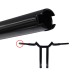 RP9910-2139 10" Motorcycle Sharp T-Bars Handlebar for Harley-Davidson Dyna, Softail and Sportster