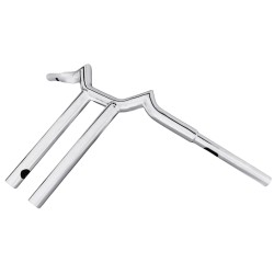 RP9910-2141 14" Motorcycle Sharp T-Bars Handlebar for Harley-Davidson Dyna, Softail and Sportster