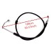 RP9950-1062 100CM Motorcycle Brake Oil Hose Line for Harley Softail With ABS 2011-2017