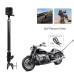 RP2240-1011B Universal Motorcycle Bike Camera Holder Handlebar Bracket Stand For Insta360 One R X & GoPro DJI YI Invisible Selfie Stick Accessory