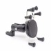 RP2270-1001B Universal Motorcycle 6 Feet X-Shape Phone Mount Cell Phone GPS Stand Holder Mirror Mounts