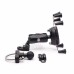 RP2270-1001B Universal Motorcycle 6 Feet X-Shape Phone Mount Cell Phone GPS Stand Holder Mirror Mounts