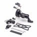 RP2270-1001B Universal Motorcycle 6 Feet X-Shape Phone Mount Cell Phone GPS Stand Holder Mirror Mounts