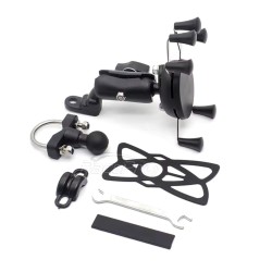 RP2270-1003B Universal Motorcycle6 Feet X-Shape Phone Mount Cell Phone GPS Stand Holder Handle bar Mounts& Mirror Mounts