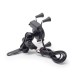 RP2270-1004B Universal Motorcycle Bike Handlebar X-Grip 3.5-6 Inch Cell Phone Mount Holder USB Charger