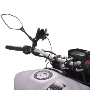 RP2270-1007B Universal Motorcycle Navigation Plate Bracket Holder GPS Phone Stand Handle Frame