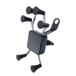 RP2270-1022B Universal Motorcycle 6 Feet X-Shape Phone Mount Cell Phone GPS Stand Holder Mirror Mounts