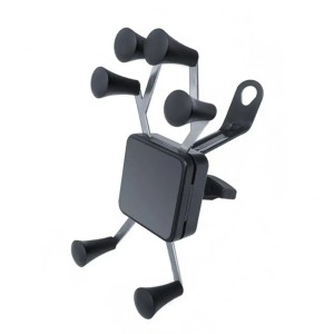 RP2270-1022B Universal Motorcycle 6 Feet X-Shape Phone Mount Cell Phone GPS Stand Holder Mirror Mounts