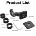 RP2270-1037 Universal Magnetic Snap-on Motorcycle Bike Phone Holder Stand Support