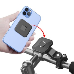 RP2270-1037 Universal Magnetic Snap-on Motorcycle Bike Phone Holder Stand Support