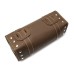 RP5500-5024 Motorcycle leather tool bag for cruiser retro scrambler fork roll bag